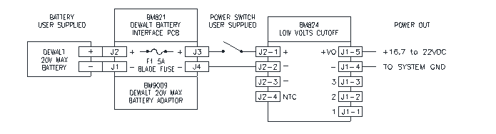 Wiring Diagram Dewalt 20v Battery Pinout Diagram